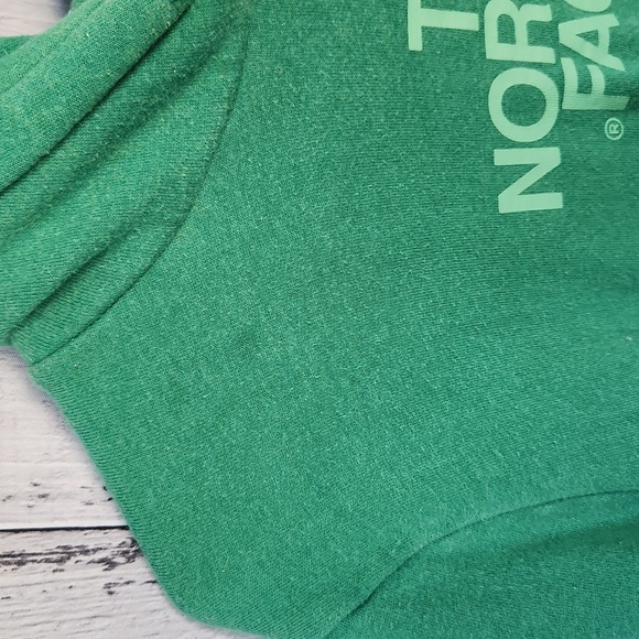 The North Face Green Hoodie Women XL - Picture 4 of 7